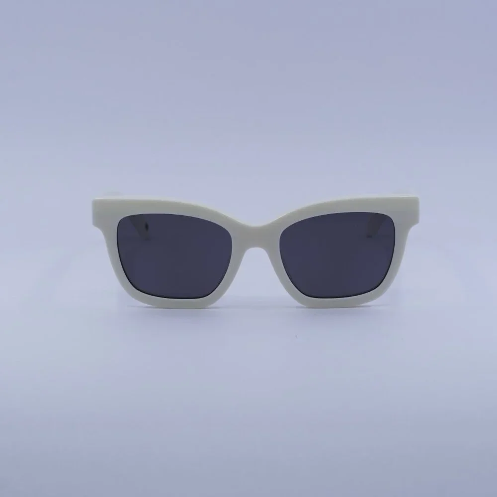Off-White OERI143 LINCOLN 0107 Sunglasses White Square Frame, Grey Lenses
